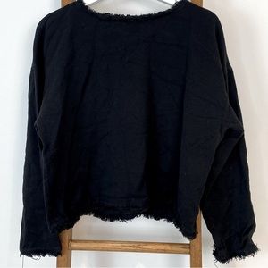 Eileen Fischer Frayed Edge Top